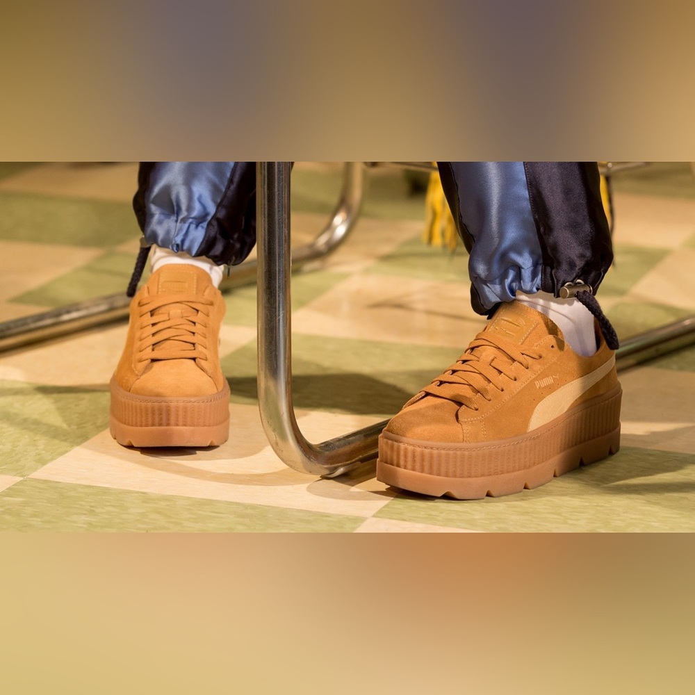 FENTY x PUMA Platform Cleated Creepers
in ‘Golden Brown’ - Picture 7 of 16